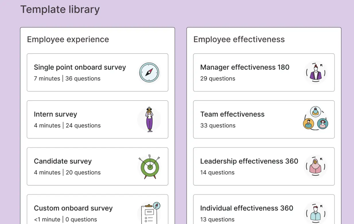 Culture Amp employee survey tool comparison