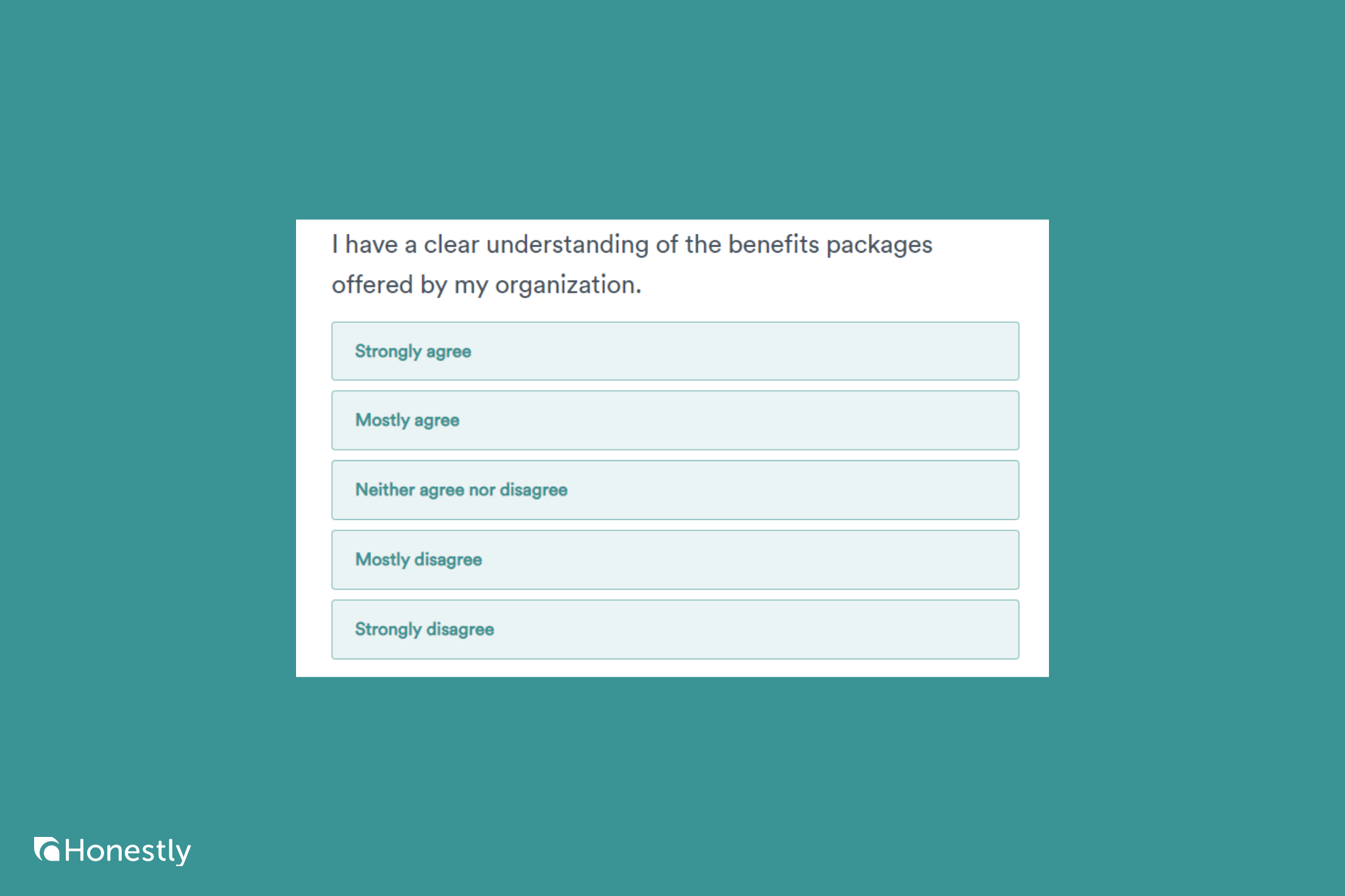 Employee Benefits Survey question 2 Employee Benefits Survey question 2