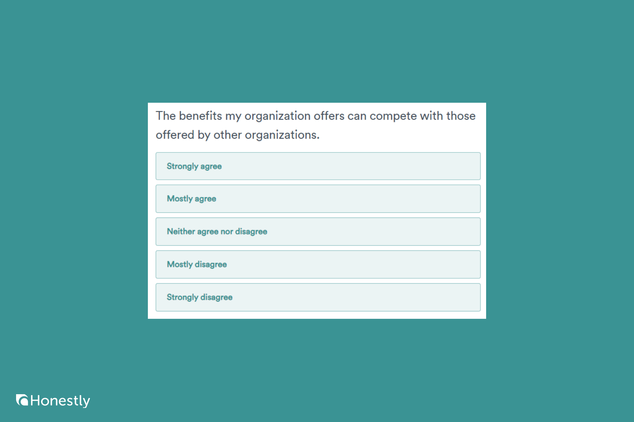 Employee Benefits Survey question 4