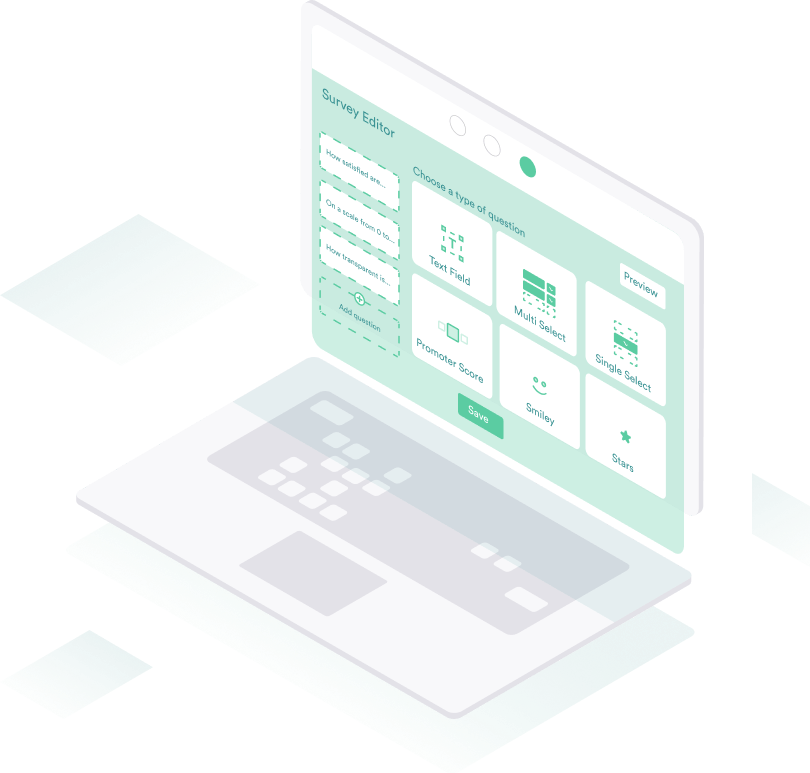 survey tool dashboard with templates